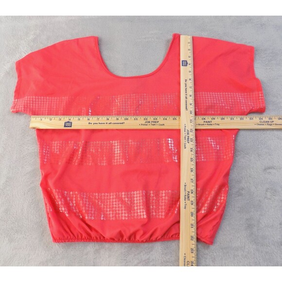 Living Doll Top Medium Mod Glam Festival Batwing Disco Revival (BUNDLE PRICE $5) - Picture 4 of 5